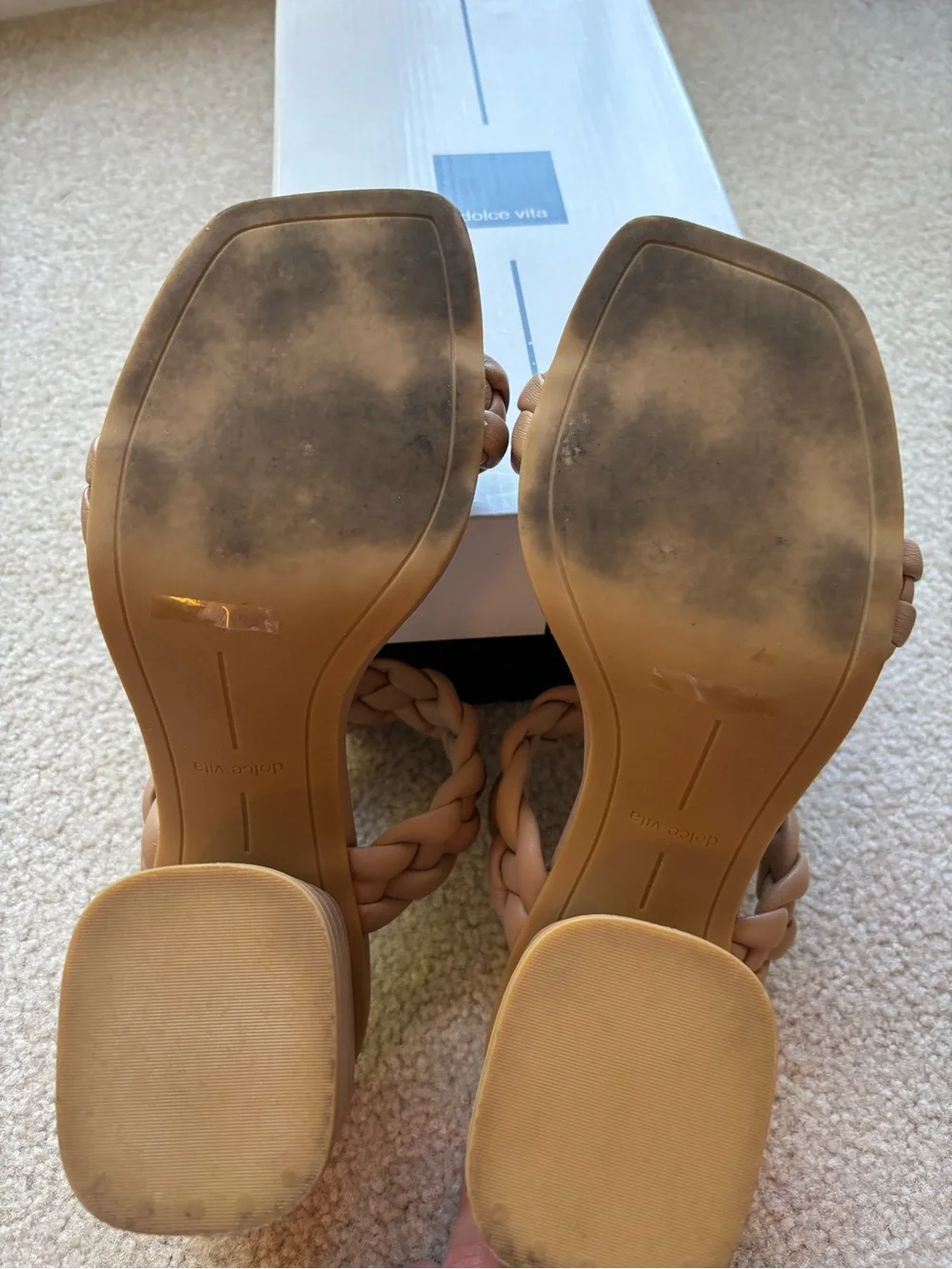 Dolce Vita Braided Strap Heel Sandals- Excellent Condition!